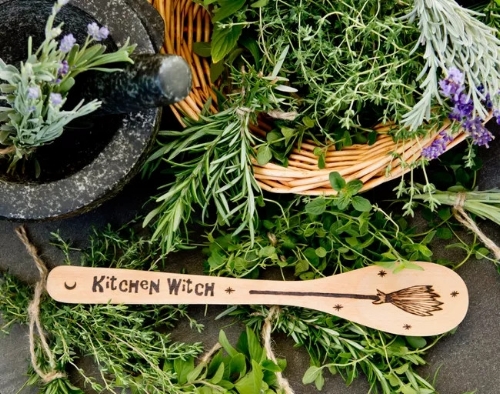 Kitchen Witch spoon.