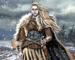 Viking Warrior Girl.