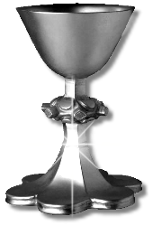 Silver chalice.